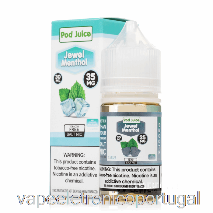 Vape Eletronico Jóia Mentol - Suco De Vagem - 30ml 35mg